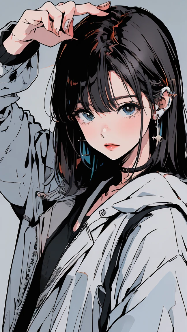 (masterpiece:1.2), Highest quality,Pixiv,Rebellious girl,Portraiture,
