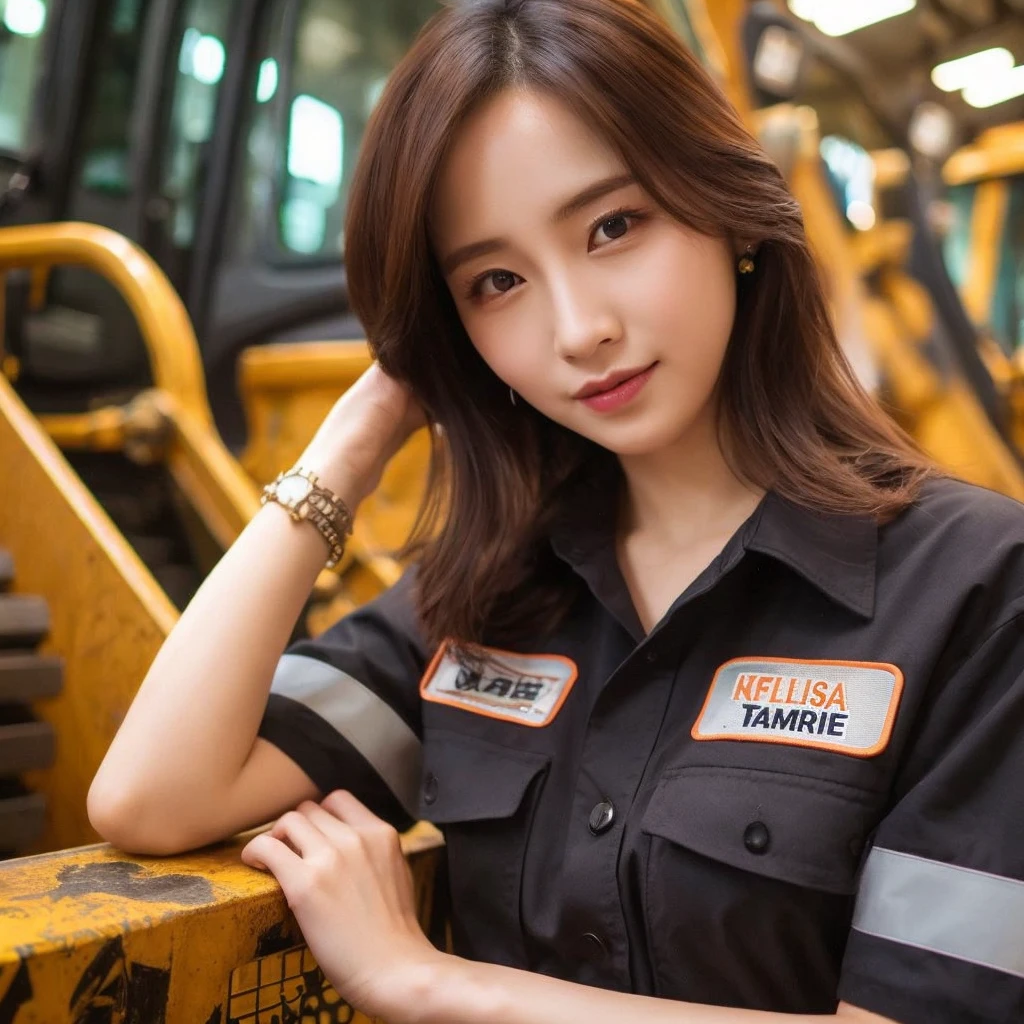 Beautifull women realistic korean full body