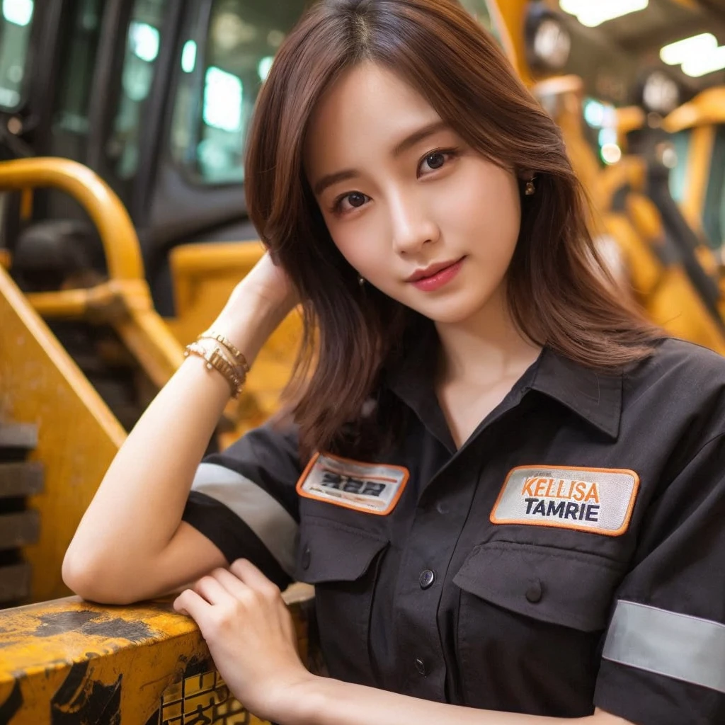 Beautifull women realistic korean full body