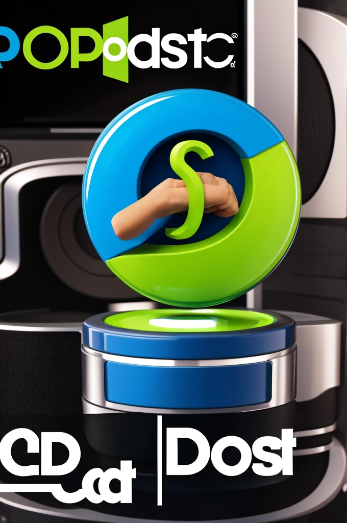 Pod cast logo but in the image it says pod cast