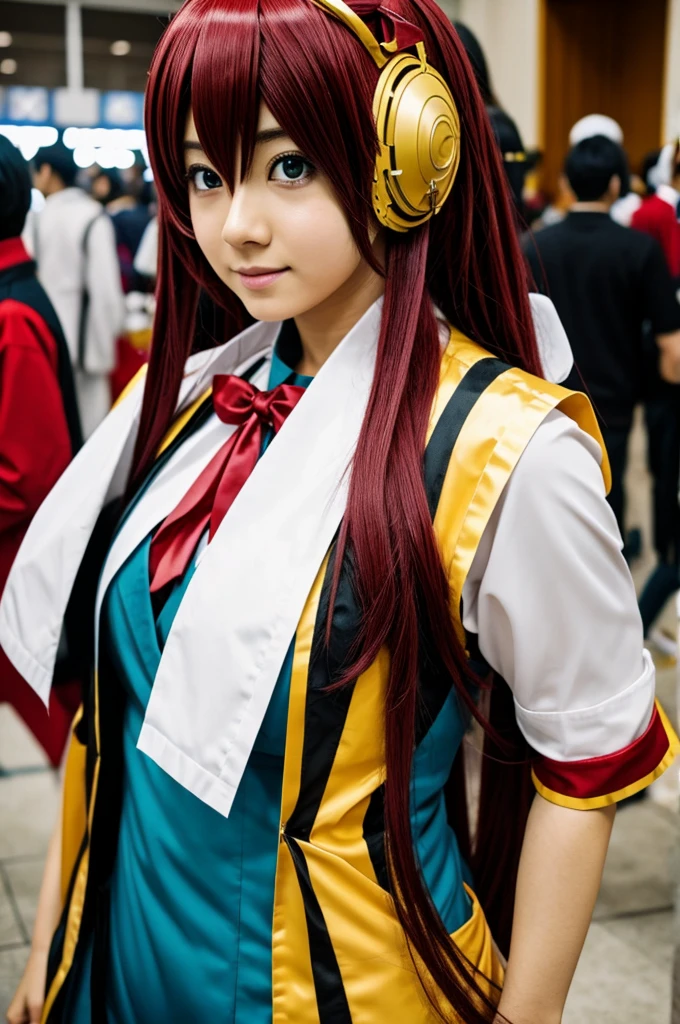 Cosplay of a complete anime character 