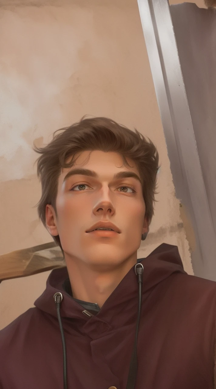 Tall man who appears to be and uses an ax