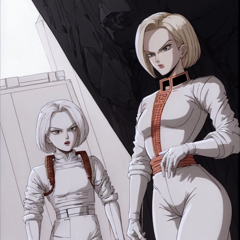 genga style, One color, genga, GENGA STYLe, android 18