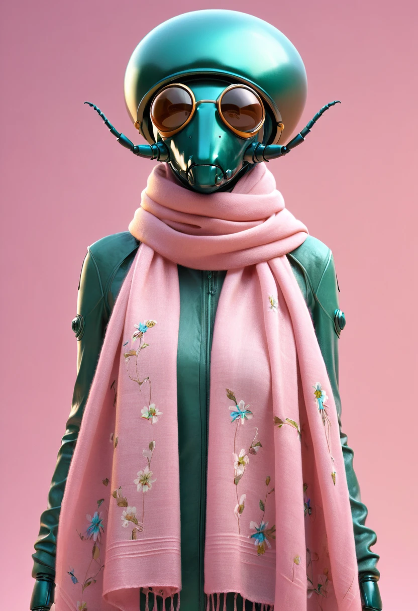 Flower beetles wear (long:1.2) pink (scarf:1.3), Beetles with arms and heads, (Hidden Shot:1.17), epic realistic, fade, ((Neutral colors)), Art, (Human Development Report:1.5), (Soft colors:1.2), Ultra Detailed, (Artstation:1.5), Movie, Warm lamps, Dramatic lighting, (Intricate details:1.1), Complex background, (Rutkowski:0.8), (Cyan and Orange:0.4)