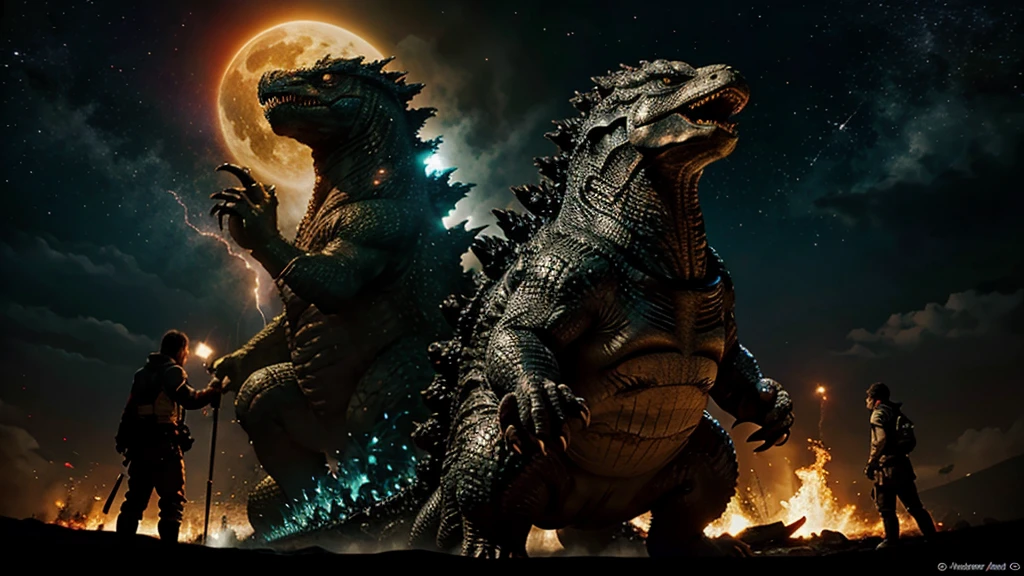 GODZILLA LEGENDARY Y GODZILLA EARTH FUSIONADOS 