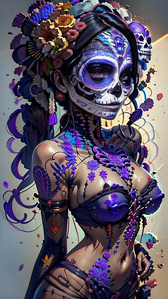 ((masterpiece)),(((best quality))),((character design sheet, multiple sexy poses, white background:1.2)),((full body view, multiple sex positions:1.2, XXX:1.2, vaginal sex:1.2)), illustration,Catalogue of sex slaves, thick thighs, ((Creampie, view from multiple angles:1.2)), ((rough sketch)),((NSFW, vulgar)), beautiful Mexican girl, stunning face, full body tattoos, 8k, ultra sharp, ((sugar skull makeup:1.2))
