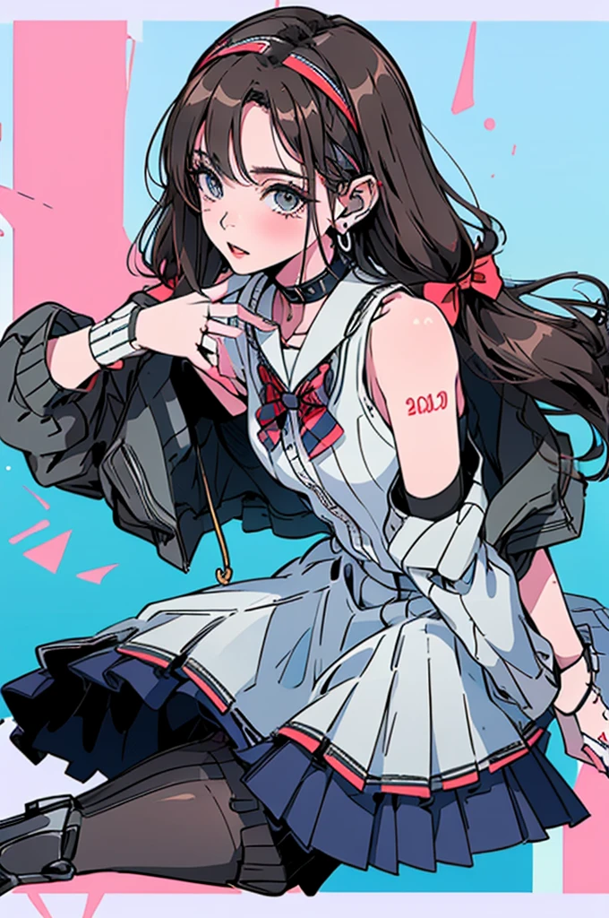 (masterpiece:1.2), Highest quality,Pixiv,Rebellious girl,Portraiture,Pink Hair，Black clothes，White Background，Facing right front，Surprised expression，with headband，Double Tail,Study at the table,praise,Chill,Private room、An illustration,masterpiece,girl,Bob Hair,Brown Hair,beautifuleye,Cleavage,Small breasts,(Sexy face),Cabaret Club,(VIP Room),hostess,Red backless dress,(Show me your back),(look back),Bare shoulders,((whole body:1.3)),((Black high heels:1.1)),茶色のeye,(small sparkly earrings),Close your mouth,{Depth of written border},(Particles of light:1.1).Photorealisticです、It is high resolution.、Gentle Light、1 Female、soloで、Hip Up、Glowing Skin、(A detailed face)、Hair with white waves、見る者を誘うeye、恋人eye線、inviting expression、Sexy smile、Perfection & Style、Perfect balance、Detailed skin、Naughty conflicts、I can see your chest、showing her：1.2、showing her：1.2、Horizontal feet、（At 32K、Live Shooting、Highest quality、workmanship：1.2)、(Spreading her legs wide、Spread your legs wide)、(Long twin tails)、Viewers are watching、前からeye線、Bullish、Erotic、Light blue bra、White skin、knees、(Beige pantyhose)、Absurd、Small Face、Bangs from center to center、The forehead is visible、(Embarrassed、skinny、)、workmanship、Highest quality、Ultra-high resolution、beautiful、beautiful、There is only one person、solo、Full Body、cute、Japanese women、Are standing、 （Photorealistic：1.37）、Photon interpretation、Realism、Young face、ブラウンeye、Black socks、(Red bow tie)、Radio City、Physical-based manners are cute、Maebo、Depth of written boundary、Body、Beautiful feet、Beautiful long legs、Slim legs、Tie your hair in one strand on your chest、(I can see the bangs)、lips、Blue_eye、Nose Soft、 (Shui Color)Shirt)、(Navy, blue and white checkered pleated skirt)