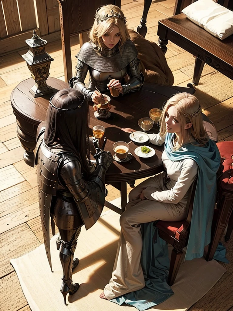 Naked Female Knights of the Round Table