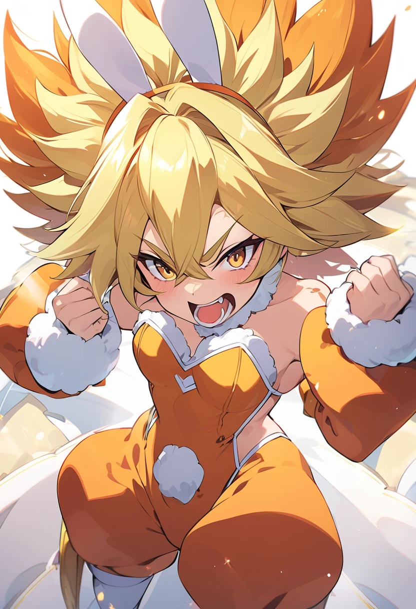 Super saiyan bunny girl