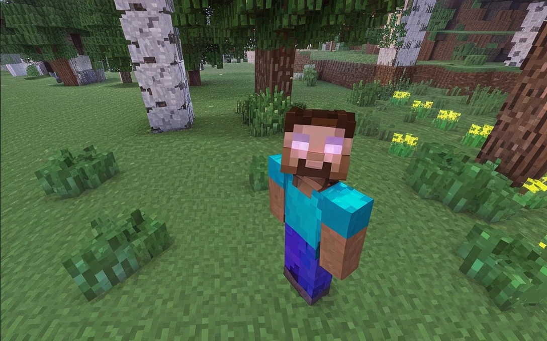 Make Herobrine from Minecraft in real life