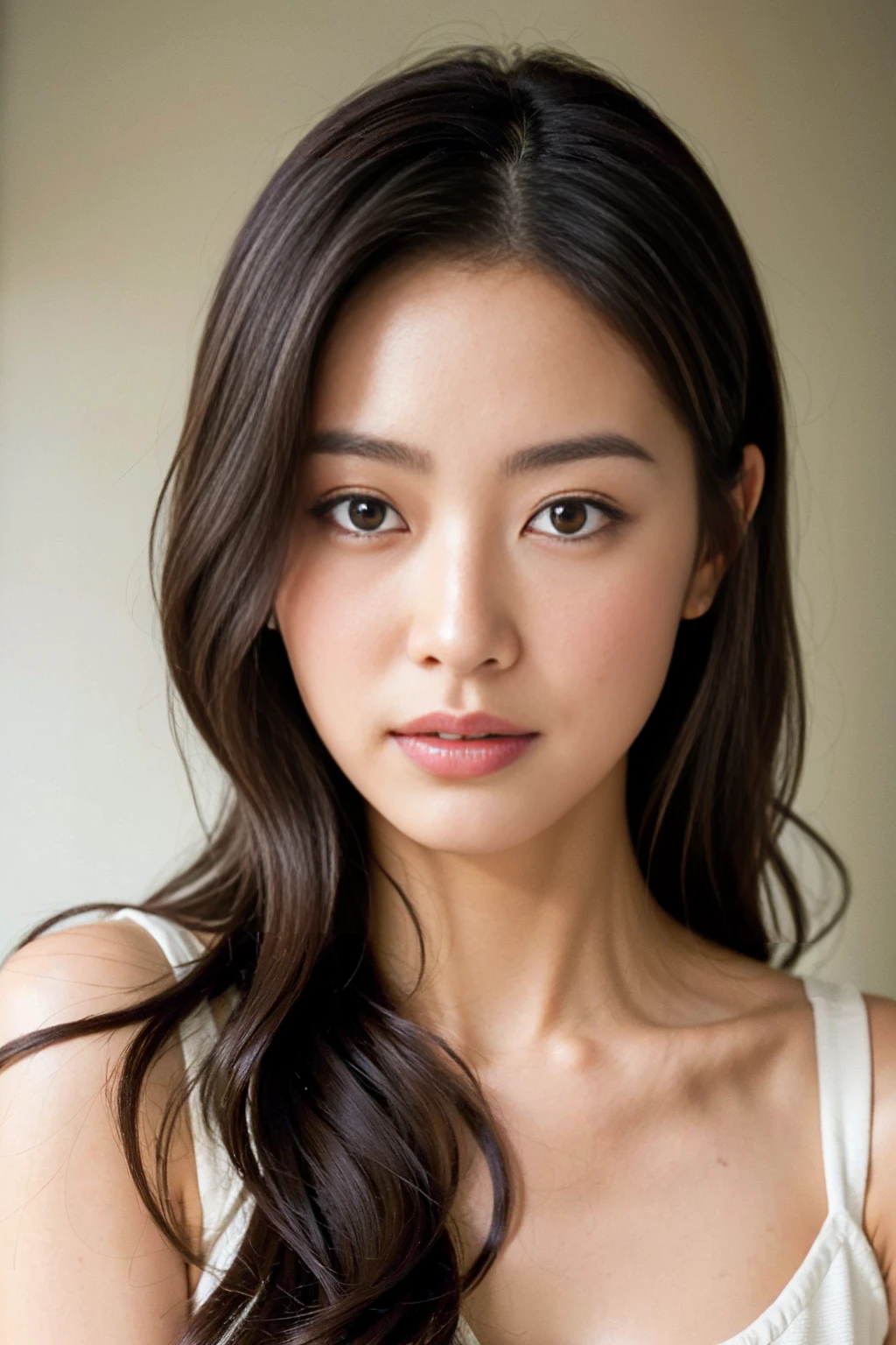Dark brown hair、Light brown eyes、Japanese actress face、 Lady、I'Iは彼とIが好きです'I'Iは40歳くらいです.、(Intricate details:1.2)、(Which one is on top??:1.4)、 (Ultra-high resolution:1.2)、Ultra-high resolution、(Finely tuned)、(Detailed facial features)、Hmph、8K resolution、D cup size breasts、Long Hair、Large windows、Extravagant space、relax、、,Full body photo、Head to toe shot、Beautiful legs、Camisole dress、Beautiful legs、A refreshing cafe with sunlight streaming in、(plant:0.8), Fashion Hub, Extreme Detail, Very detailed, Realistic, Hourglass-shaped body, Obscene pose,、、I cry a lot、tears、diagonally from below、Please lift your chin、relaxした表情、Pose of Weakness、(auraroid photo:1.2)、From outside the window、Transparent Painting、8K、32k、Highest quality、(Details of both eyes)、1 Girl、elegant、(Loose dress :1.4)、sunset、sit、(Low Angle、Look at this:1.2)、Hilarious、Looking into the camera、