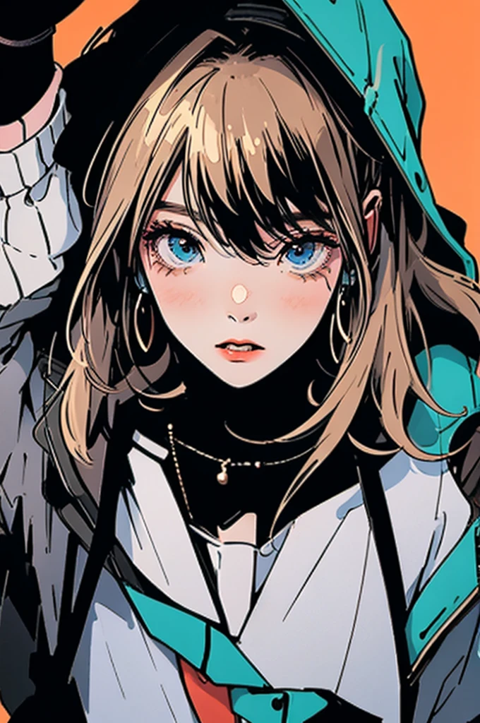 (masterpiece:1.2), Highest quality,Pixiv,Rebellious girl,Portraiture,