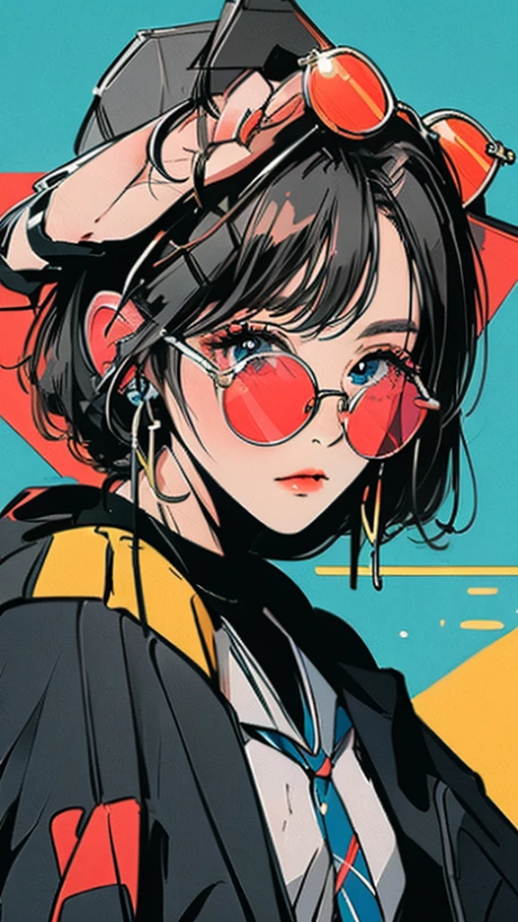 (masterpiece:1.2), Highest quality,Pixiv,Rebellious girl,Portraiture,