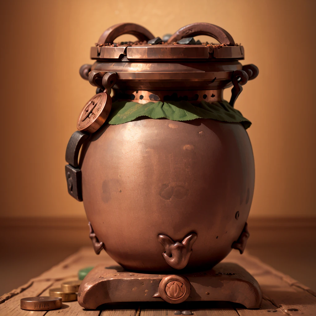 old copper coins being weighed