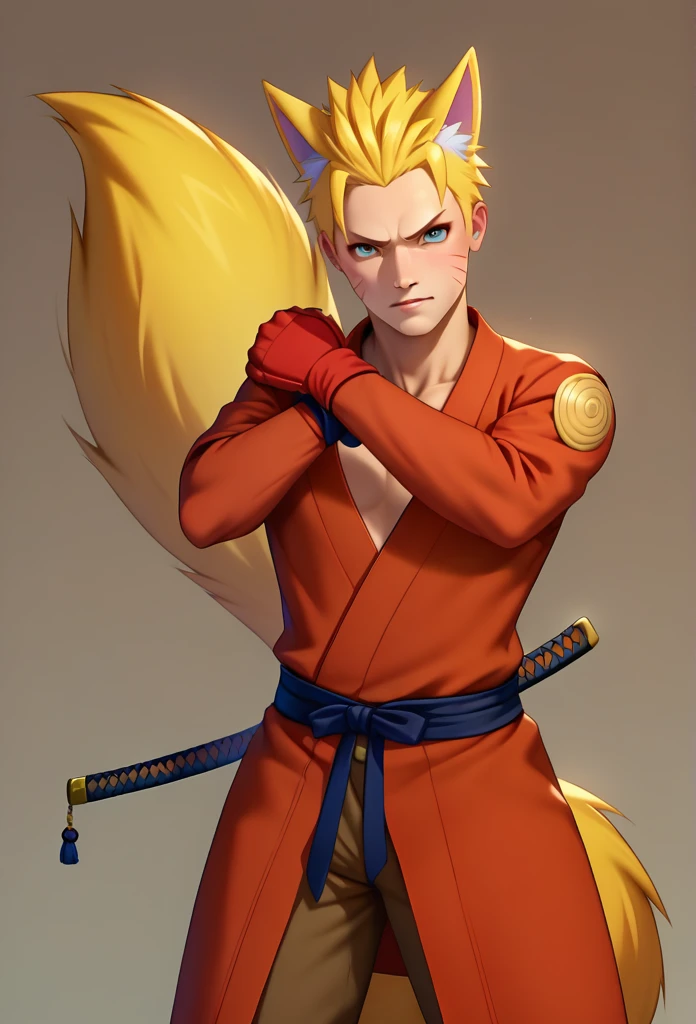 score_9, score_8_up, score_7_up, score_6_up, score_5_up, score_4_up, Perfect_anatomy ((Kuruma from naruto inside of her, Jinchuriki of 9 tails fox, carries a otherworldly katana_and_ninja_sword_hybrid sword))::2, (Releasing her true power, Charka charge up:1.4, Rage release:1.2)