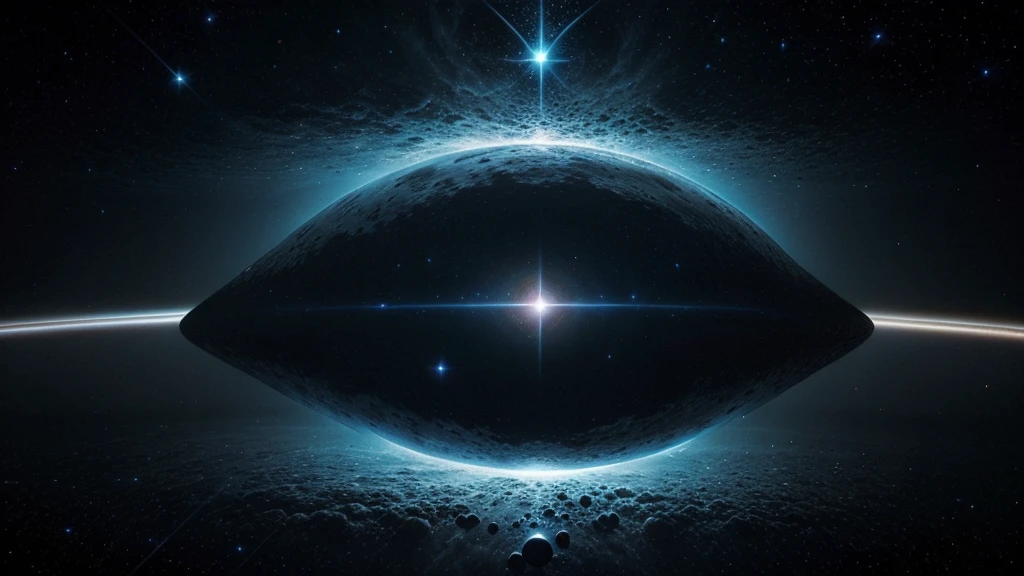 psicodelis image of the universe with nebullosas and fractal