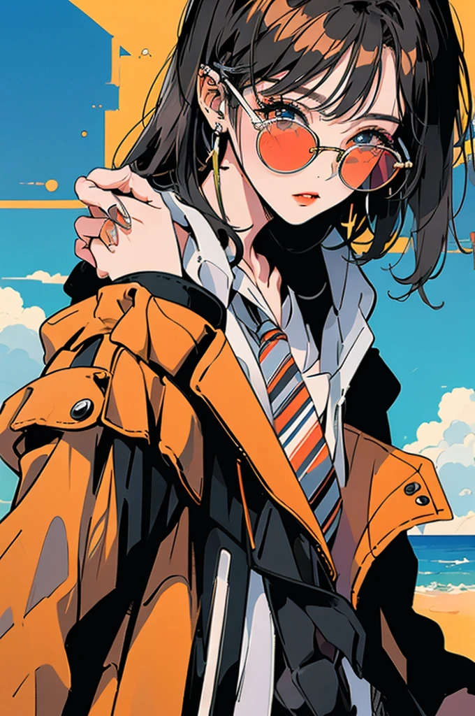 (masterpiece:1.2), Highest quality,Pixiv,Rebellious girl,Portraiture,