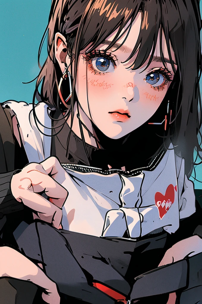 (masterpiece:1.2), Highest quality,Pixiv,Rebellious girl,Portraiture,