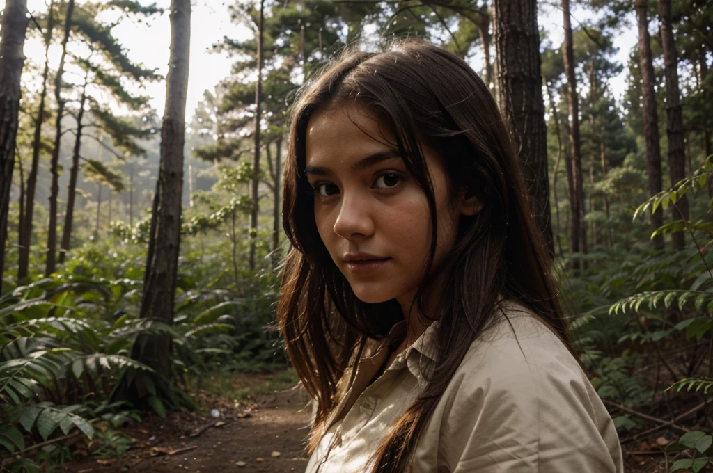 a young girl forest gaurdian