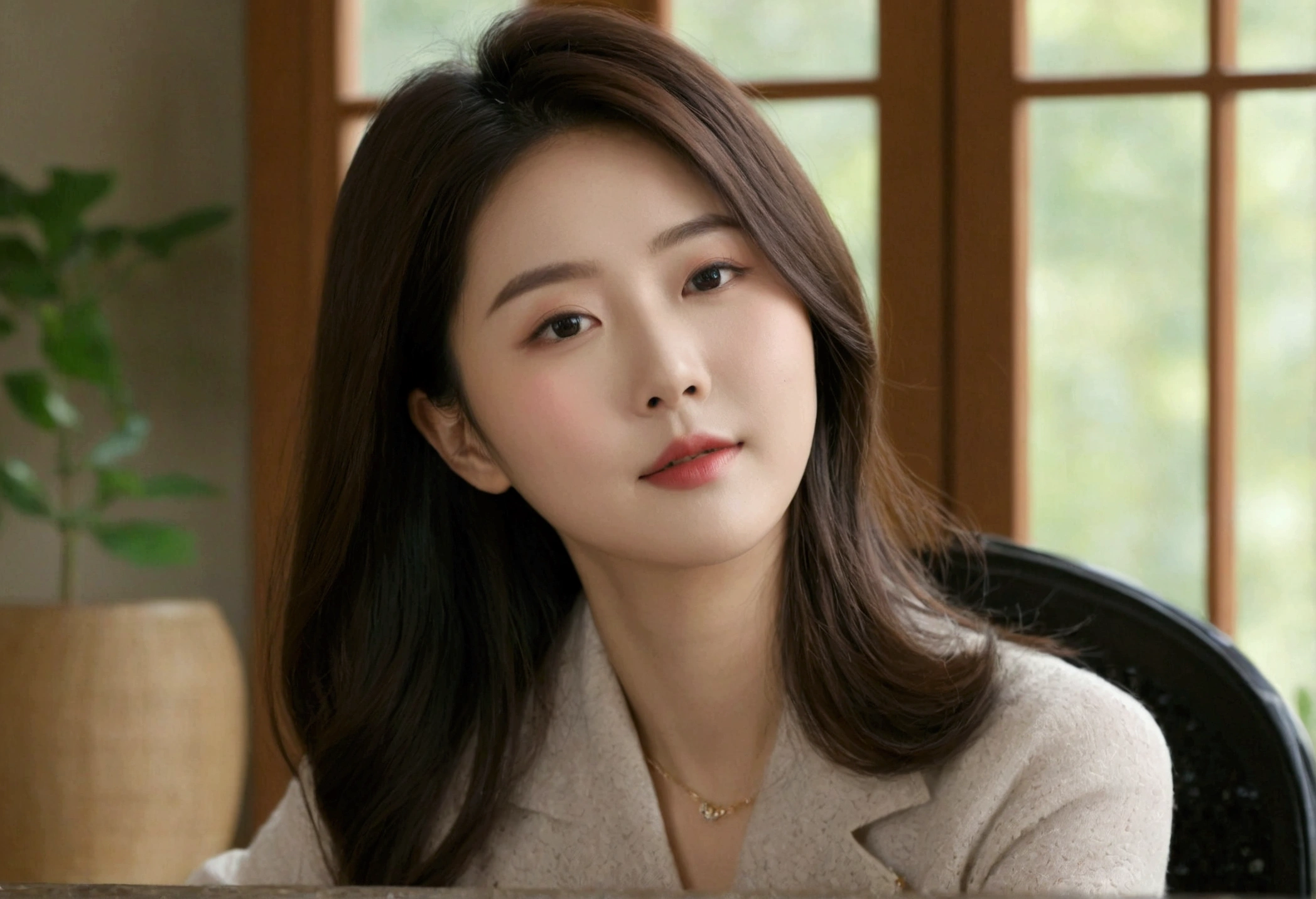 고품질, 여자 1명, ((36세의 건강한 한국 여성)), ((36살)), 여자 1명, 눈이 크고 아름답다. ((날씬한)), ((짧은 중간 머리)), 미소 짓는다. 포즈: 서 있는, 바람막이 재킷, 배경:귀하의 거주지는 회반죽 외관과 연철 난간을 갖춘 바로크 양식의 타운하우스입니다. 잘자흐 강과 호엔잘츠부르크 요새가 내려다보이는, 야경, 가로등, 자동차 불빛, 약간 위를 바라보는, 여자 1명, 캐논 16-34 광각렌즈로 전신샷, 강이 보이는, 측면 위를 보는