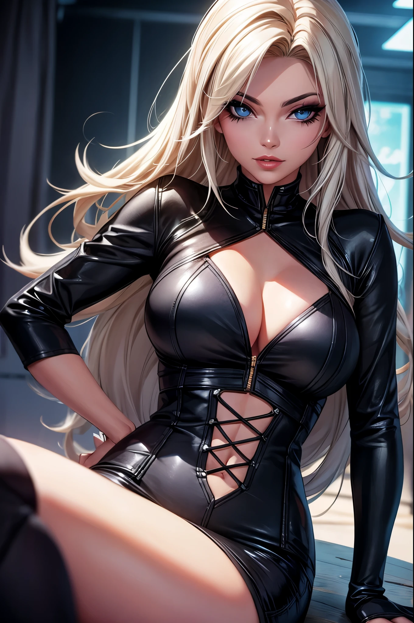 Adult Ashe from League of legends , CG 8k ultra-realista, hot woman, seductive eyes, make-up