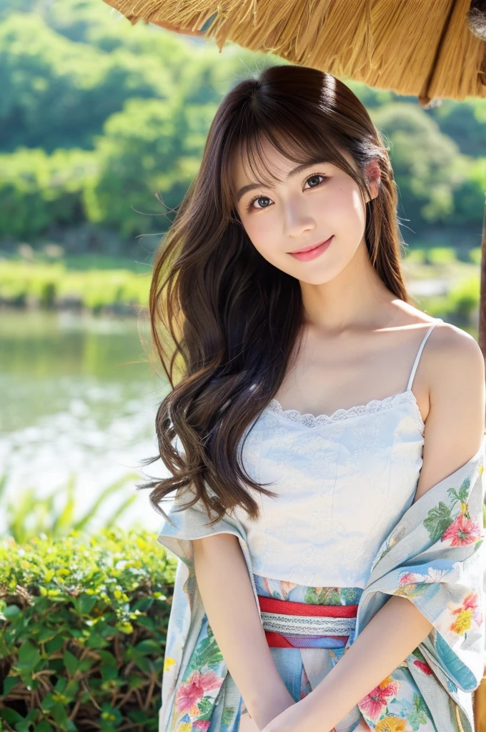 ((Highest quality)), ((masterpiece)), (detailed),Perfect Face,Japanese,landscape,Beauty,cute,Upper Body