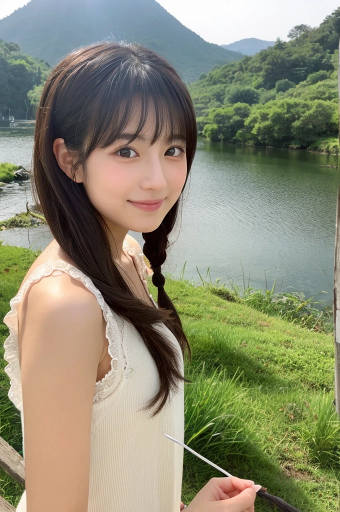 ((Highest quality)), ((masterpiece)), (detailed),Perfect Face,Japanese,landscape,Beauty,cute,Upper Body