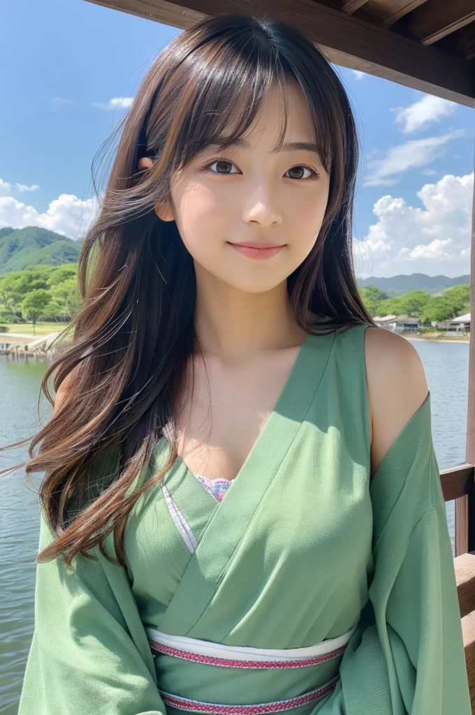 ((Highest quality)), ((masterpiece)), (detailed),Perfect Face,Japanese,landscape,Beauty,cute,Upper Body