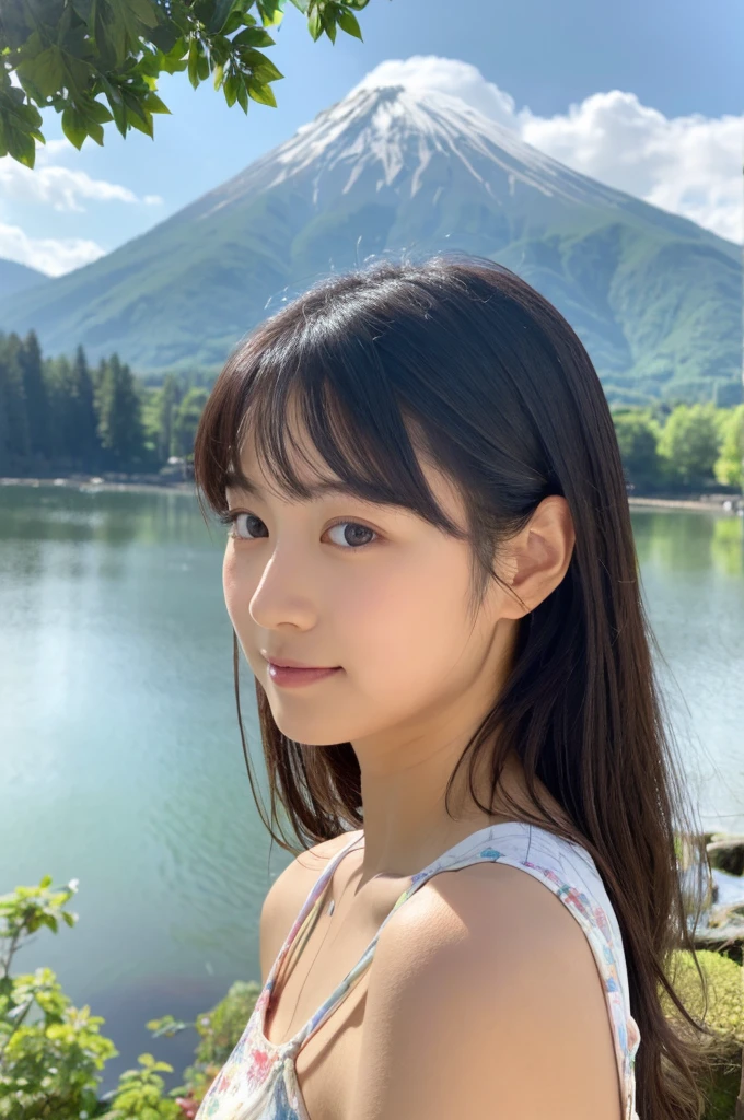 ((Highest quality)), ((masterpiece)), (detailed),Perfect Face,Japanese,landscape,Beauty,cute,Upper Body