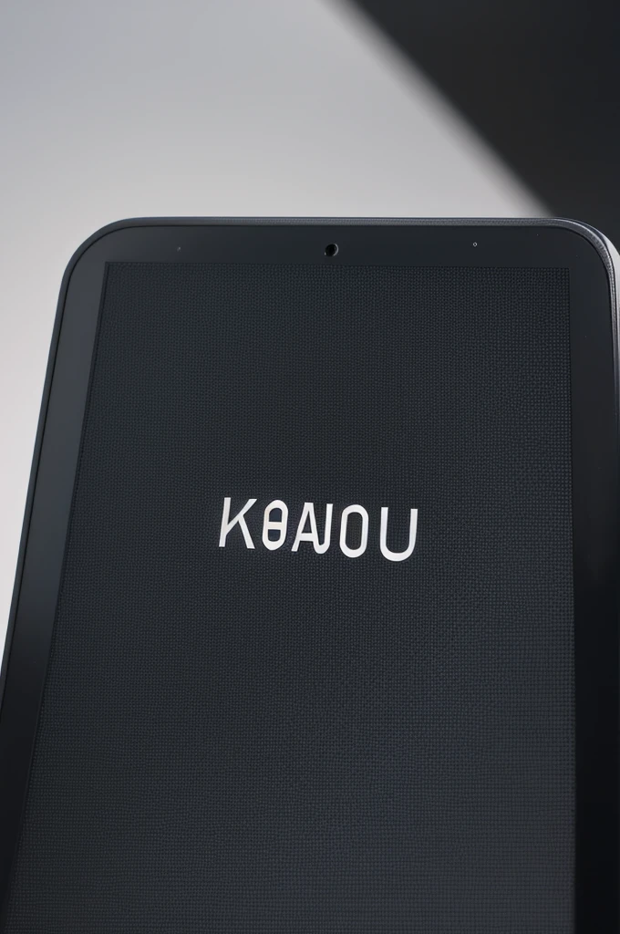 Black screen with the name Kauê 