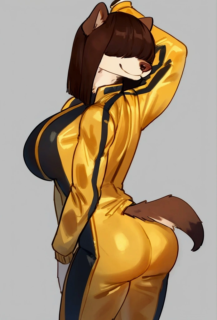 kuroda kazuya, score_7_up, source_anime, very aesthetic, absurdres, rating explicit, 1girl, solo, looking at viewer, blush, cowboy shot, large breasts