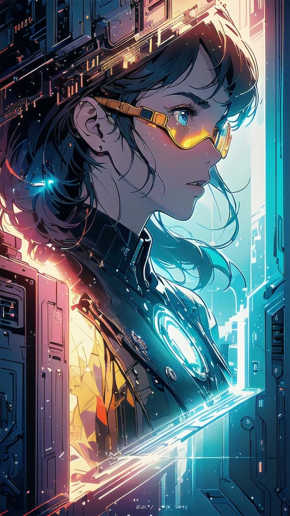 (((masterpiece, highest quality))),(((solo:1.2))),(((1girl:1.2))),(((32k wallpaper))),(very detailed, vintage science fiction),((((((geometric cinematic movie poster)))))), (bauhaus), shape,(((abstract))),(mid century modern),movie poster,(((((portfolio))))),(((((Close-up))))),(((((bust up))))),((((more various angle)))),(((ultimate highlight))),Vast landscape,((((complete. detailed face)))),(((Extremely talented))),(((most complecated machine))),(((text))),(((typography))),(((sentence))),(((Label))),(detailed movie poster),(((((best complicated machine))))),(((((genius mechanic))))),(((gorgeous light leak))),(((Extremely colorfuly))),(((Infrared Goggles))),(((reflection lens)))
