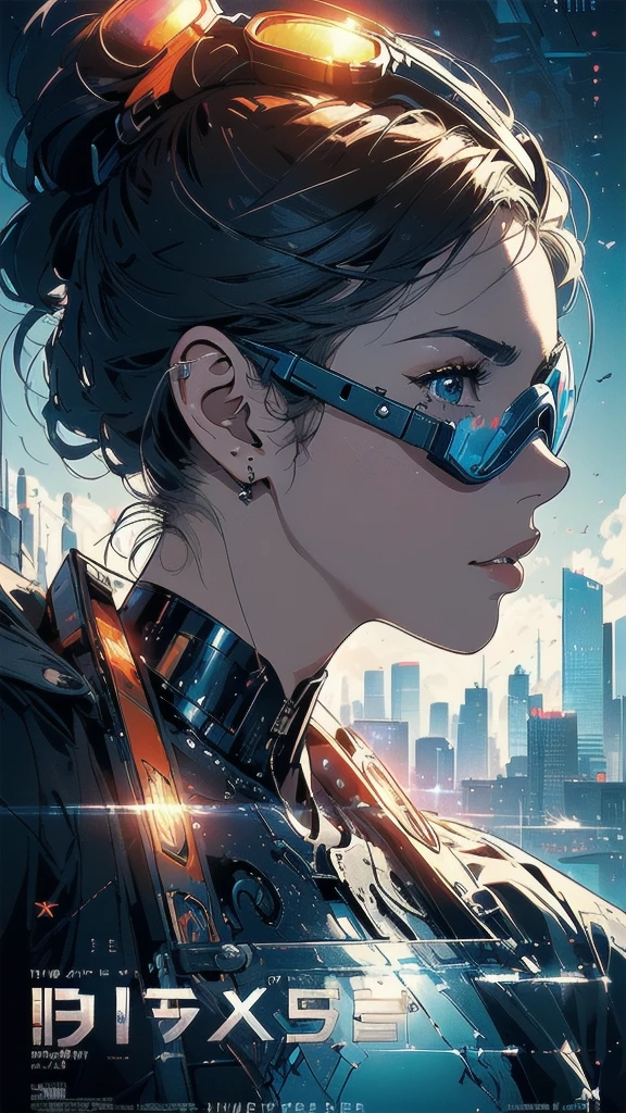 (((masterpiece, highest quality))),(((solo:1.2))),(((1girl:1.2))),32k wallpaper, very detailed,(((((portfolio))))),(((((Close-up))))),(((((bust up))))),((((more various angle)))),(((highlight))),((((heterochromia)))),(((complete. detailed face))),((((Extremely talented)))),((((Wonderfully detailed complicated machine)))),((((genius mechanic)))),((Overall colorfully)),(((futuristic galaxy))),(((perfect clear skinn))),(((Cleavage))),(((Latest model sunglasses))),(((reflection neon))),(halftone:1.2)