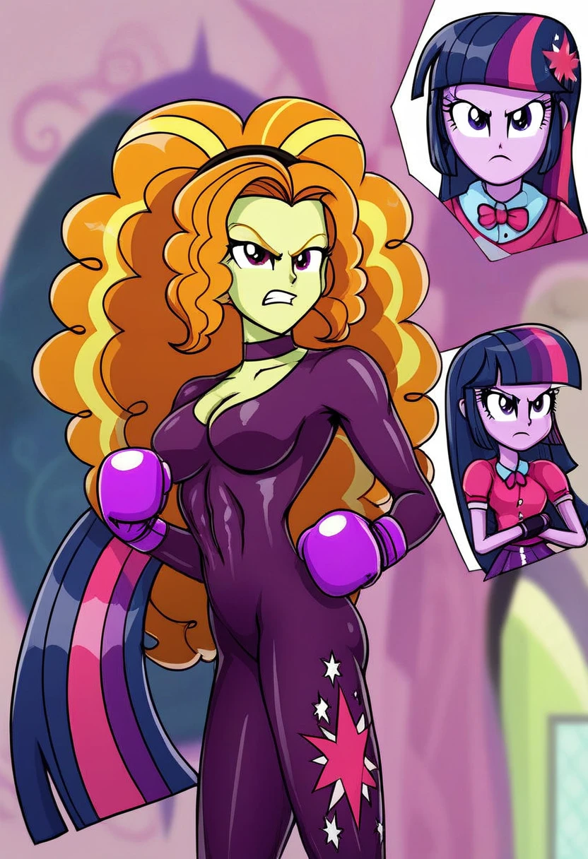 Eqg angry Twilight sparkle bodystocking boxing . Adagio 