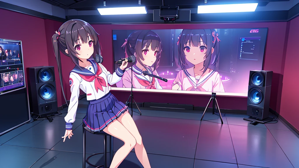 news caster、Television、masturbation、Squirting、AHE Face、cum on、convulsion、agitation、Spread legs wide、Lots of cameras、AV Planning