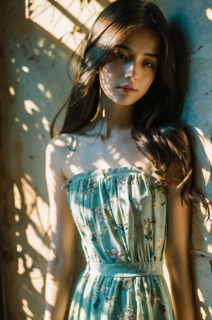 {Highest quality}, {{masterpiece}}, {wonderfully delicate and beautiful}, Excellent light and shadow, Highly detailed wallpaper, Shades of sunlight, One Girl, Are you okay, Depressed, Delicate and messy hair, Realistic skin texture,cave, Tight waist
