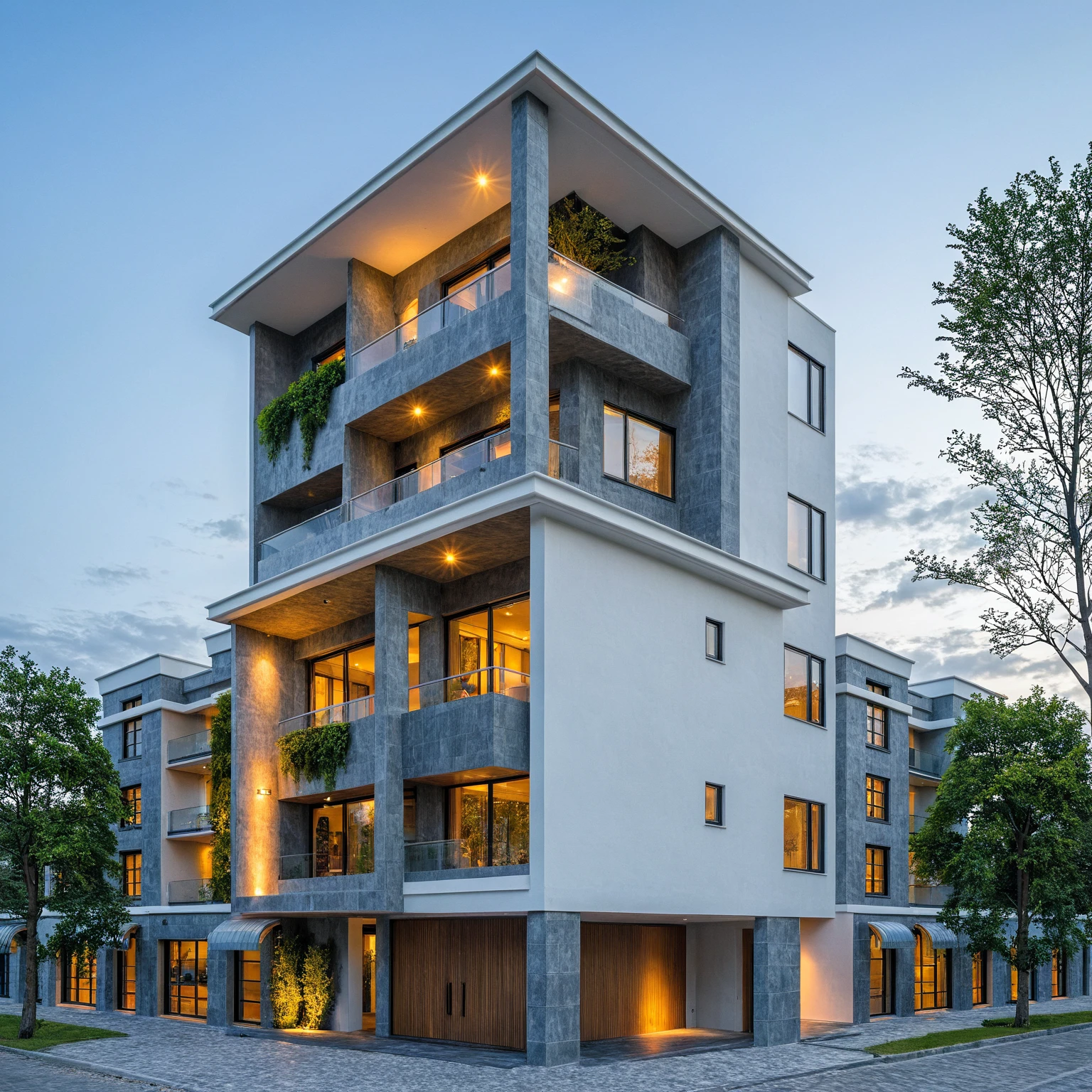 Masterpiece, high quality, best quality, authentic, super detail, outdoors, onestoreyvillaXL, aiaigroup, house style modern on the street ,stairs, white wall ,road,pavement, grass, trees, sky, cloud, (daylight:1.1)
