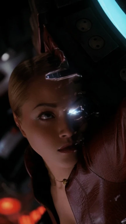  , red latex, collar oro