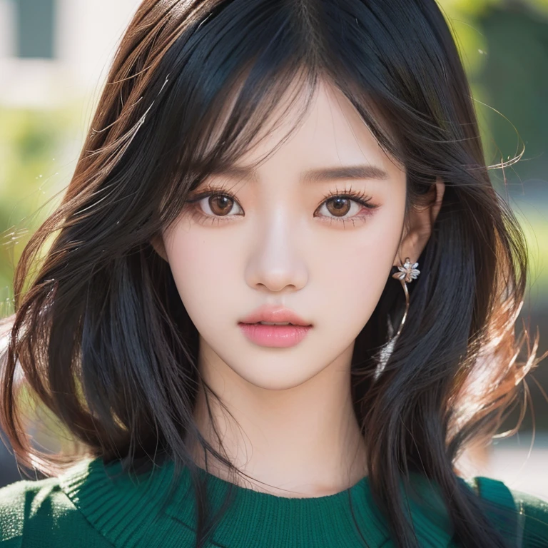 Women with long black hair and white shirt, Lalisa Manoban, Portraits of Korean female idols, fan art, Headshot profile picture, Portrait of jossi of blackpink, The style of K-pop idols, Jinyoung Shin, Inspiration from Kim Jung Hee, blackpink jisoo picture, realistic drawing of a cute girl, Jae Yeon Nam, Kawaii realistic image, cute picture, official artwork