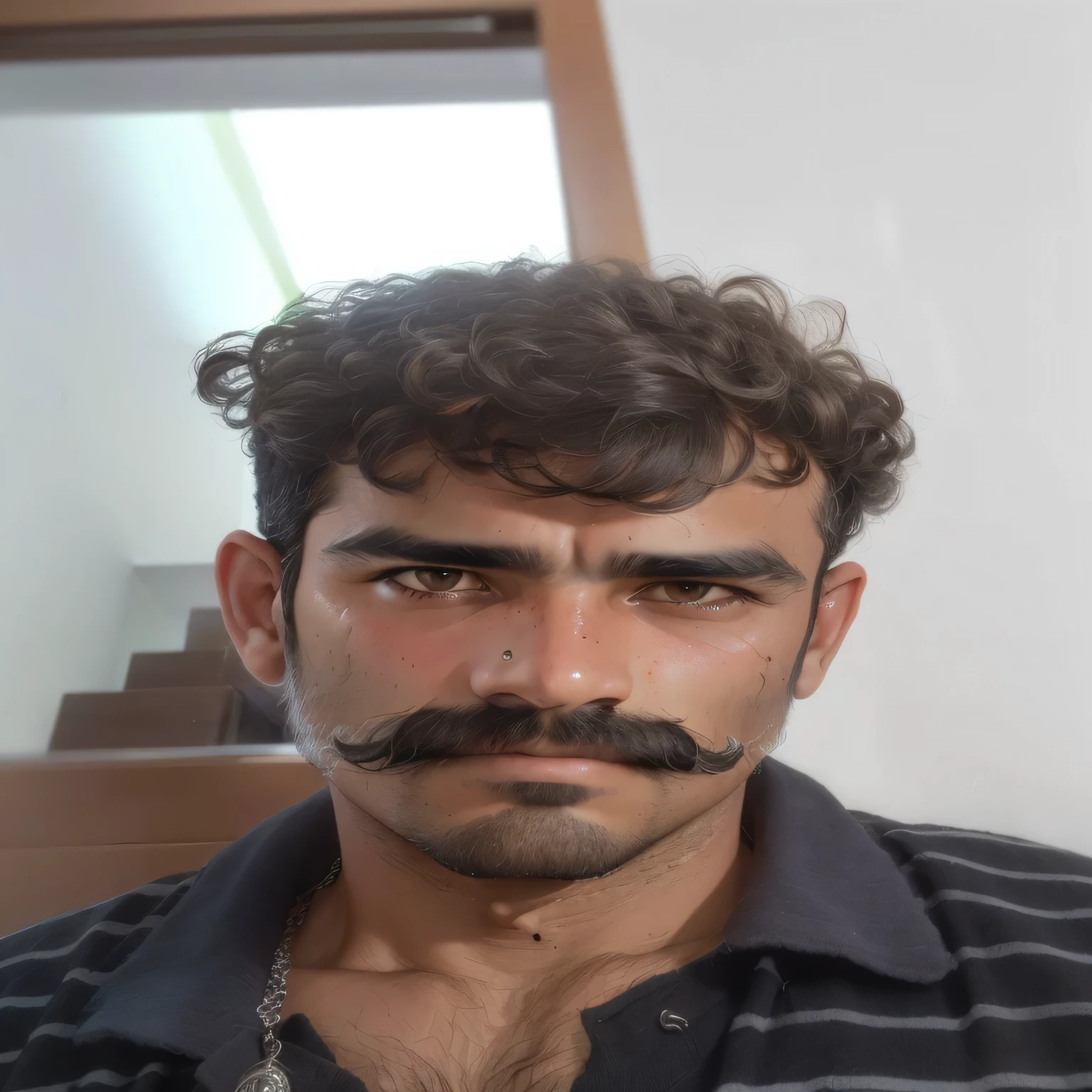 arafed man with a mustache and a mustache on his face, without beard, 4 0 years old man, without beard and mustache, face picture, with accurate face, ugly appearance, face of a man, without helmet, harsh good looking face, rugged face, very very very beautifull face, an afghan male type, very ugly face