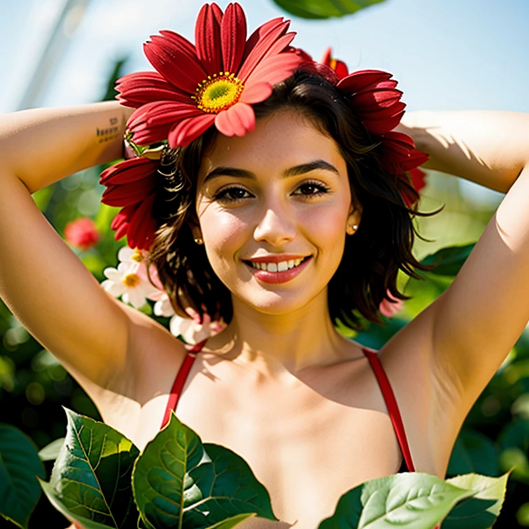 woman as a flower