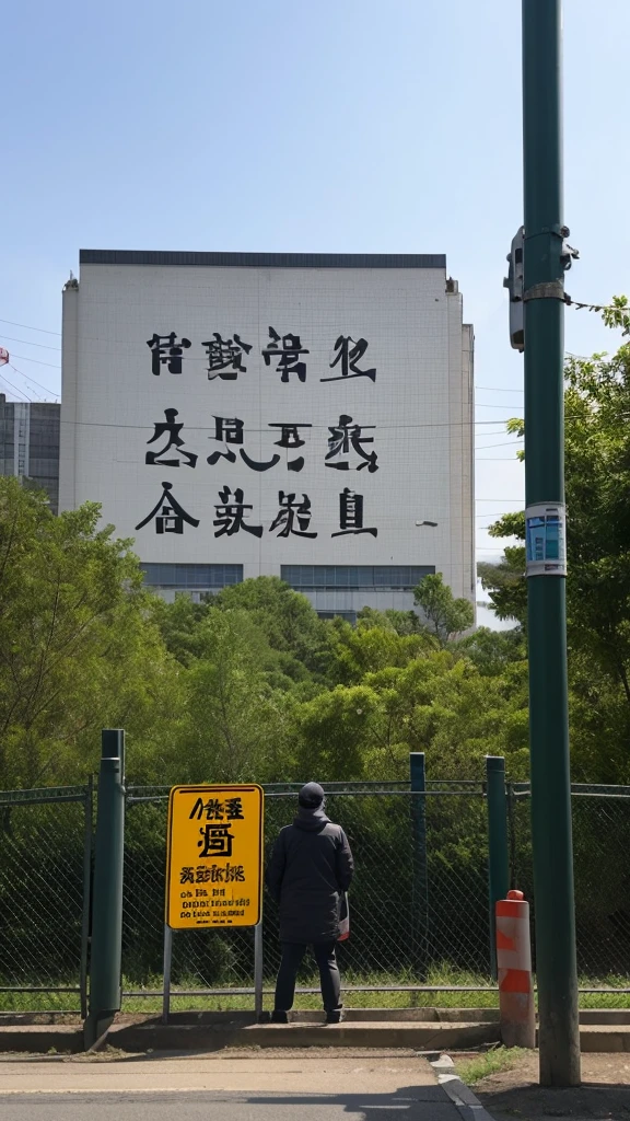 In public places、Scenes of people not following the rules。In the outdoor park、A man trespassing in a restricted area。He ignored the warning sign.、Crossing the fence。Other people in the background々You can see them playing by the rules.。The man&#39;s attitude is indifferent、He doesn&#39;t seem to care about his actions at all。People around you々I was surprised at his behavior.、They have an expression of displeasure.。
