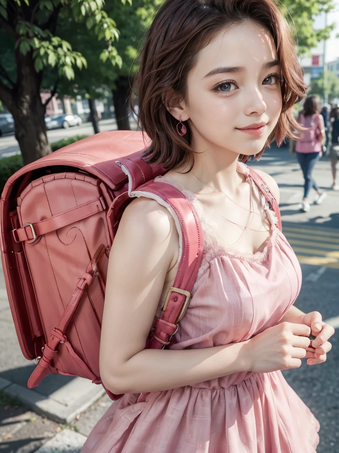 Create an image with watermelon and watermelon bag 