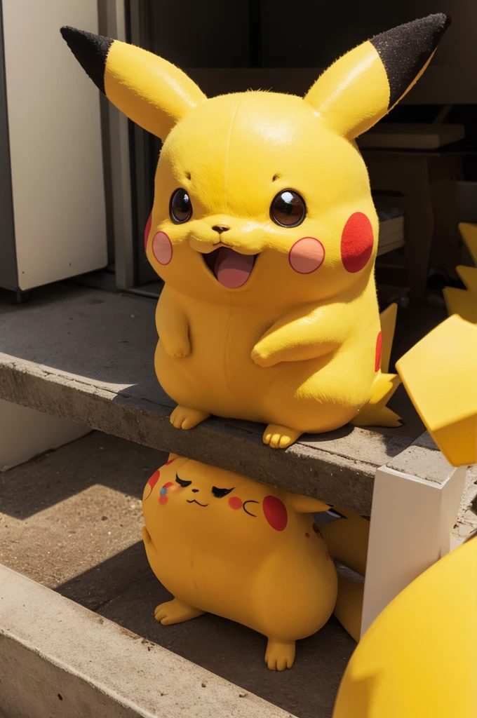 Create 2D pixel Pikachu