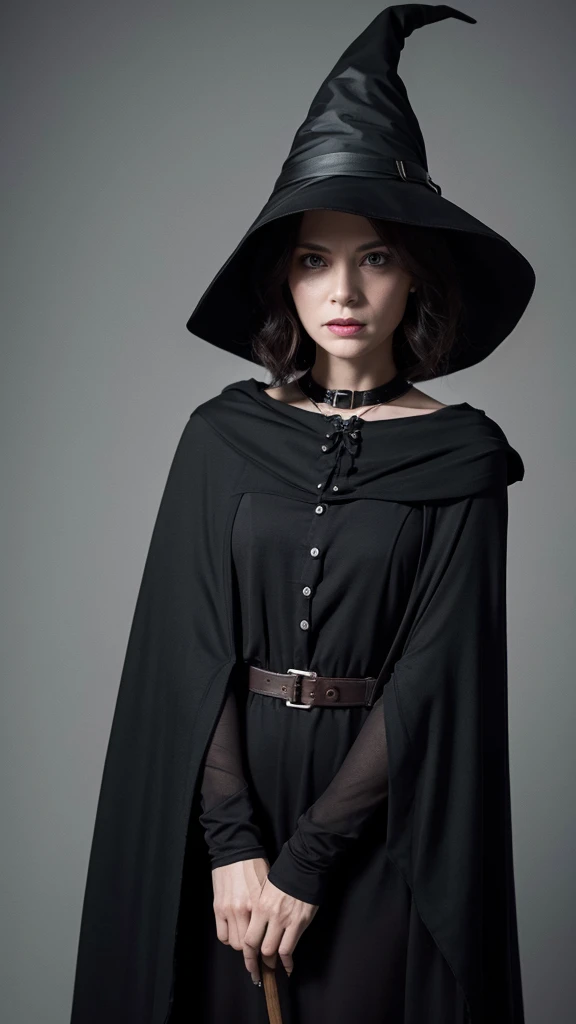witch Grandmother ugly Black Cape Creepy Overall dark