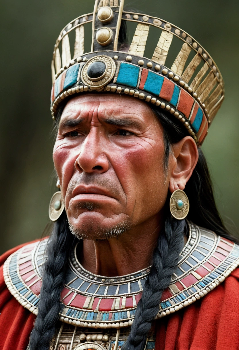Inca King crying inconsolably