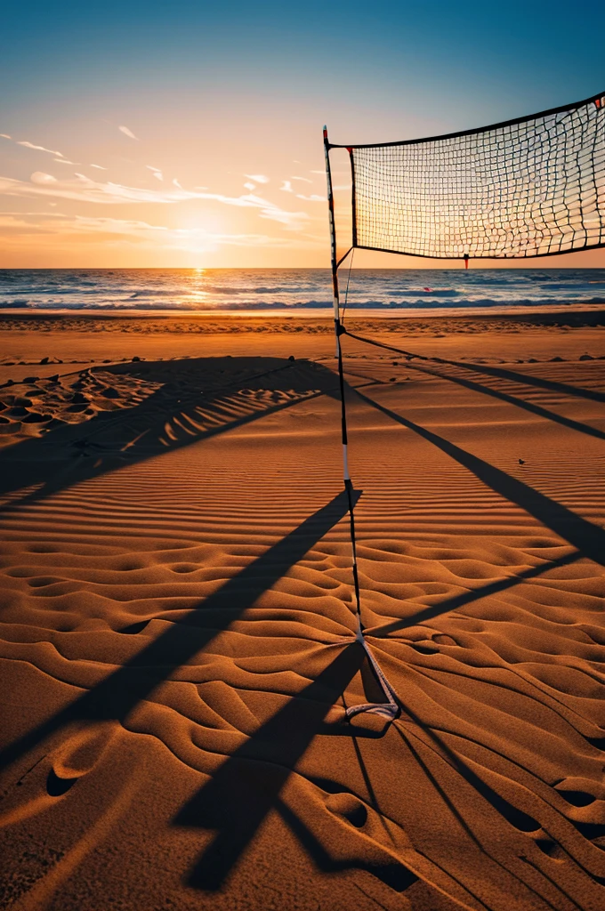 masterpiece，best quality，The background is the beach，((There is a volleyball net present))（Extremely detailed 8K wallpaper），（best quality），（Best illustration），（Best shadows），absurd，realistic lighting，（abyss），Beautiful detailed glow，PeterMohrBacherArt