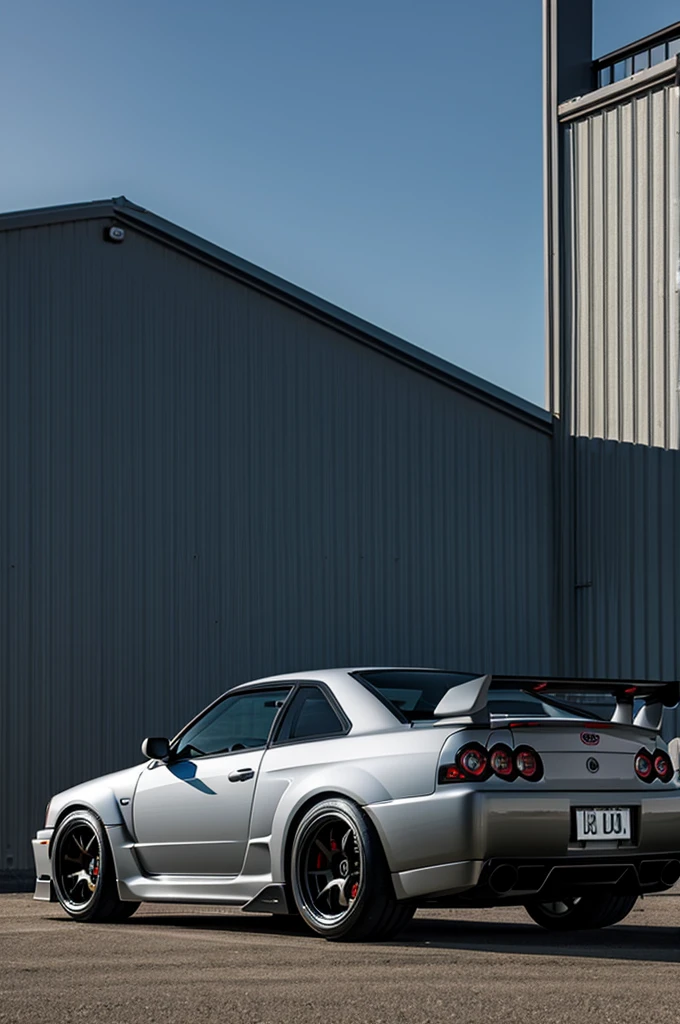 Skyline GTR R34 with a more modern appearance 