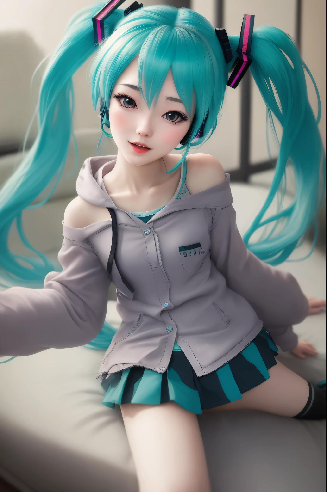 hatsune miku but realistic