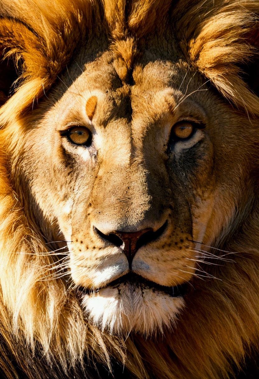 A lion